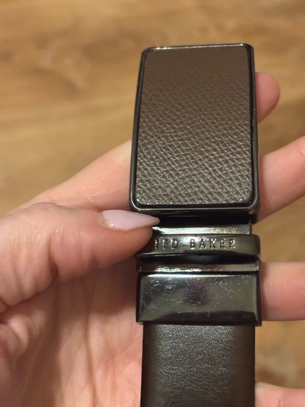 Old money classic Men's Ted Baker Brown Leather Belt 34